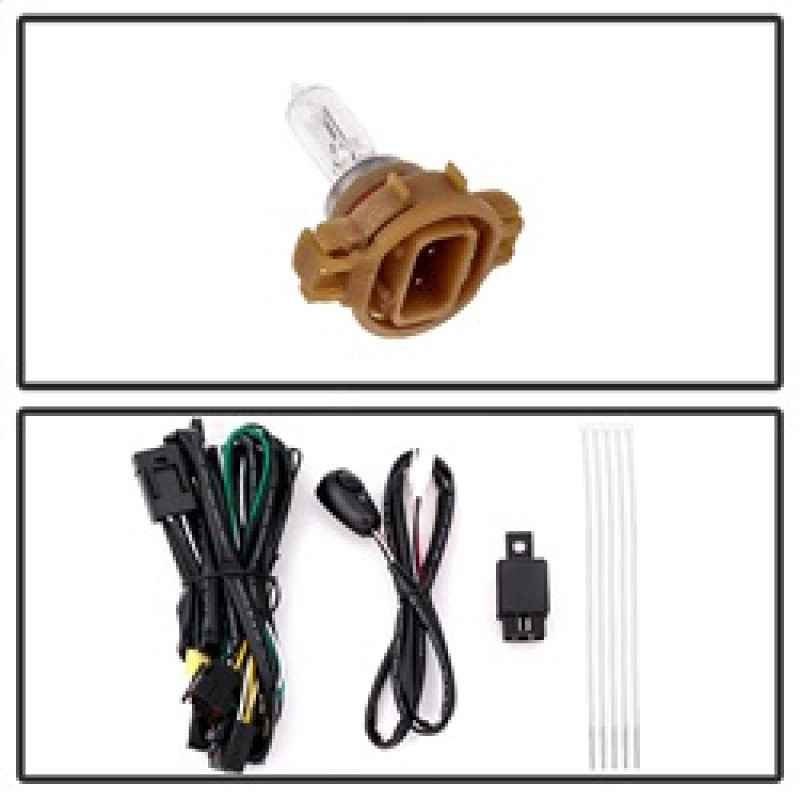 Spyder Fog Lights w/switch - Clear for Chevy Colorado 2015-2017