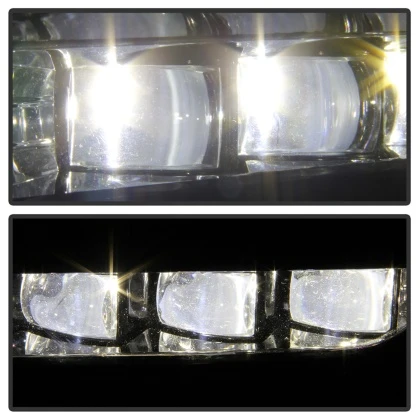Spyder LED Fog Lights w/Fit Switch - Clear for 18-19 Honda Accord Sedan