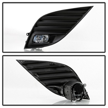 Spyder LED Fog Lights w/Switch - Clear for 2018+Toyota Camry