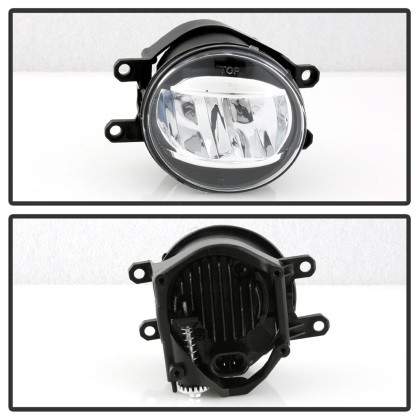 Spyder LED Fog Lights w/Switch - Clear for 2018+Toyota Camry