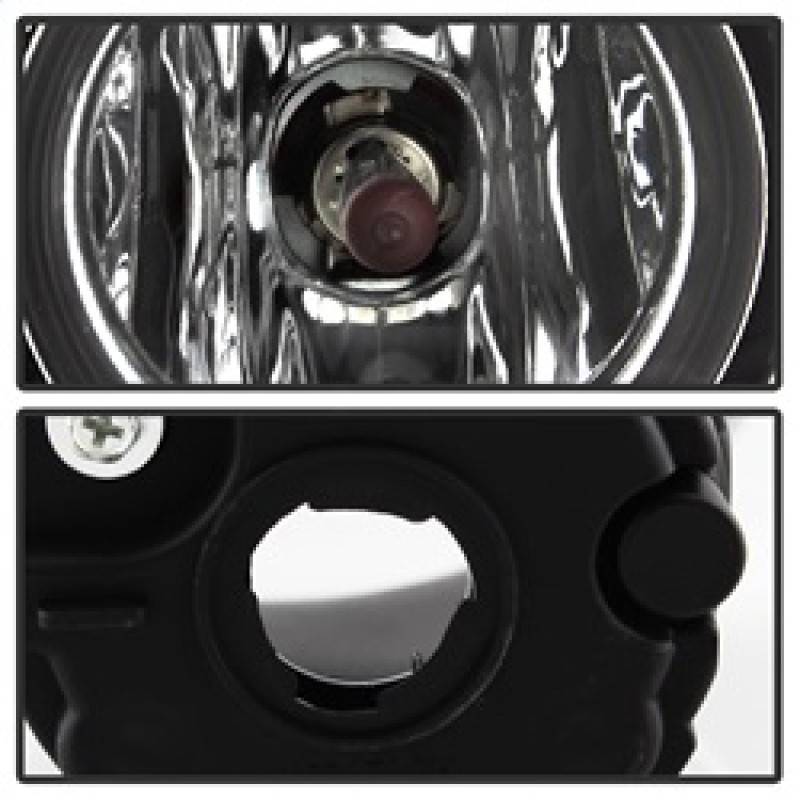 Spyder Fog Lights w/Switch - Clear for 17-18 Nissan Rogue (Sport Models ONLY)
