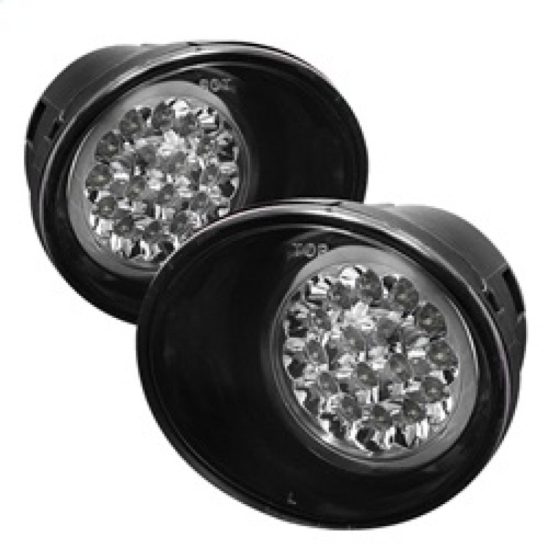 Spyder LED Fog Lights w/Switch Clear for 04-12 Nissan Titan / 04-12 Armada