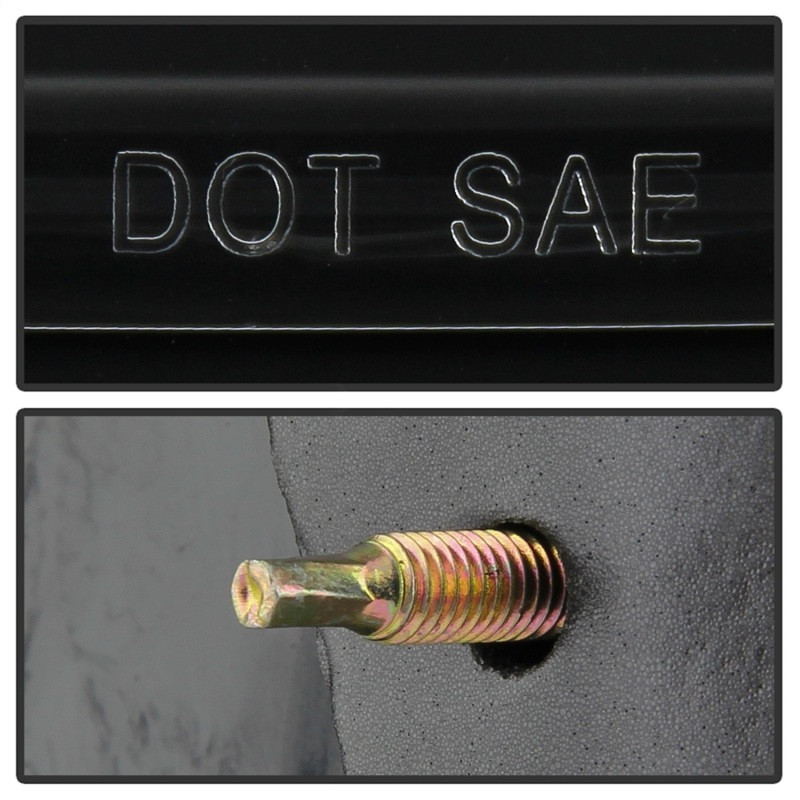 Spyder LED Tail Lights - Black for 08-11 Subaru Impreza WRX 4DR