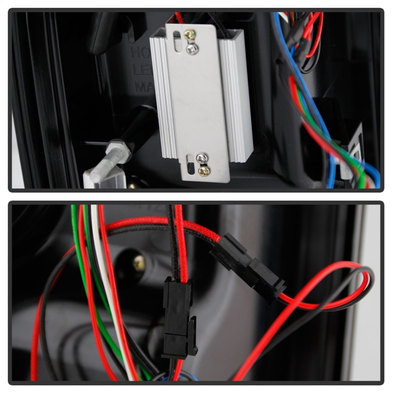 Spyder LED Tail Light Black for 19-20 Chevy Silverado