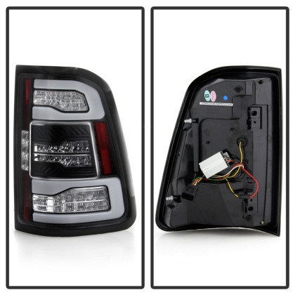 Spyder LED Tail Light Black for 19-20 Dodge Ram