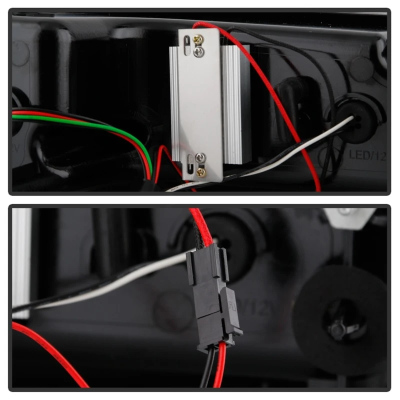 Spyder Halogen LED Tail Lights Black for 16-18 Chevy Camaro