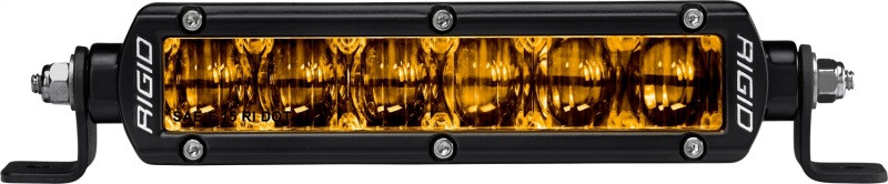Rigid Industries 6" SR-Series Pro Dot / SAE Fog Lights (Pair) - Selective Yellow