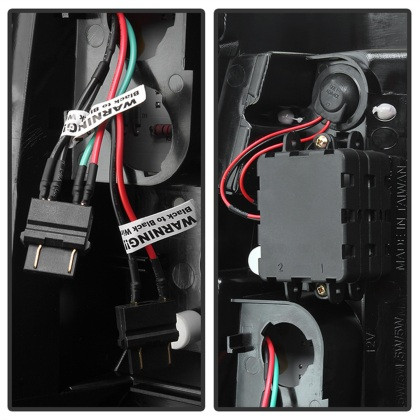 Spyder Version 2 LED Tail Lights - Black Smoke for 03-06 Chevy Silverado