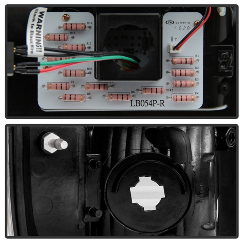 Spyder LED Tail Lights Black Smoke for 08-16 Ford Super Duty