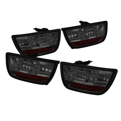 Spyder LED Tail Lights Smoke for 10-13 Chevy Camaro