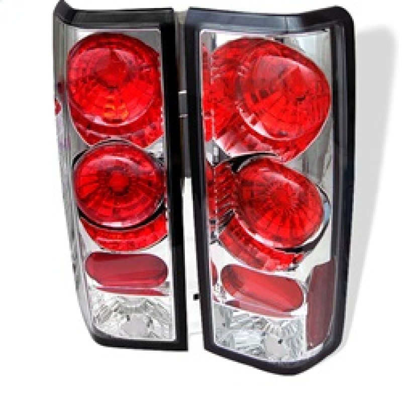 Spyder Euro Style Tail Lights Chrome for 85-05 Chevy Astro/Safari