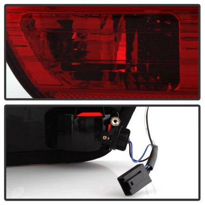 Spyder 4PCS Euro Style Tail Lights- Red Smoke for 00-06 BMW E53 X5