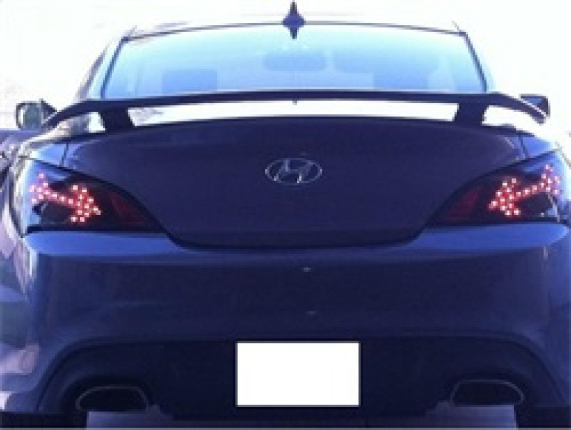 Spyder LED Tail Lights Black for 10-12 Hyundai Genesis 2Dr