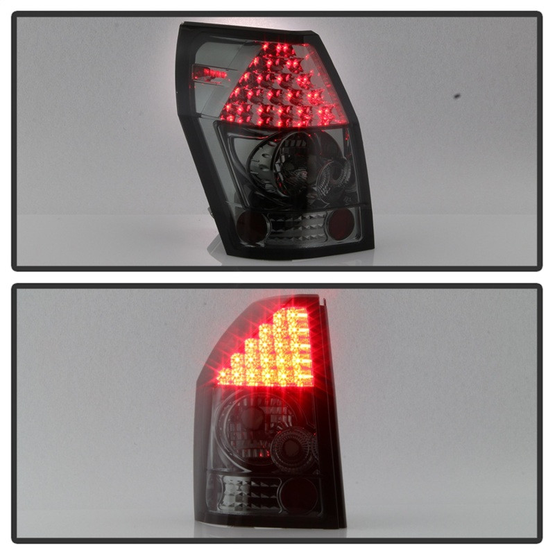Spyder LED Tail Lights Smoke for 05-08 Dodge Magnum