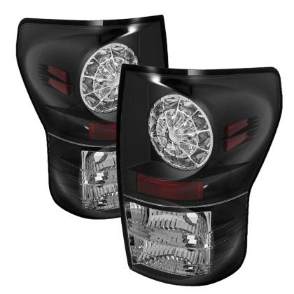 Spyder LED Tail lights Black for 07-13 Toyota Tundra