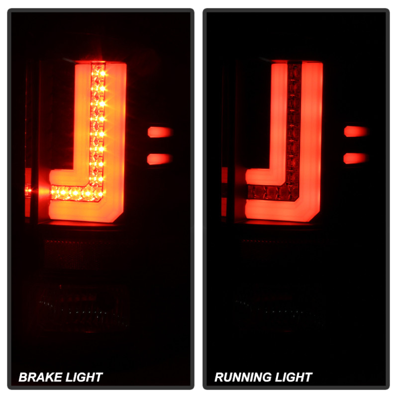 Spyder LED Tail Lights Black Smoke for 14-16 GMC Sierra