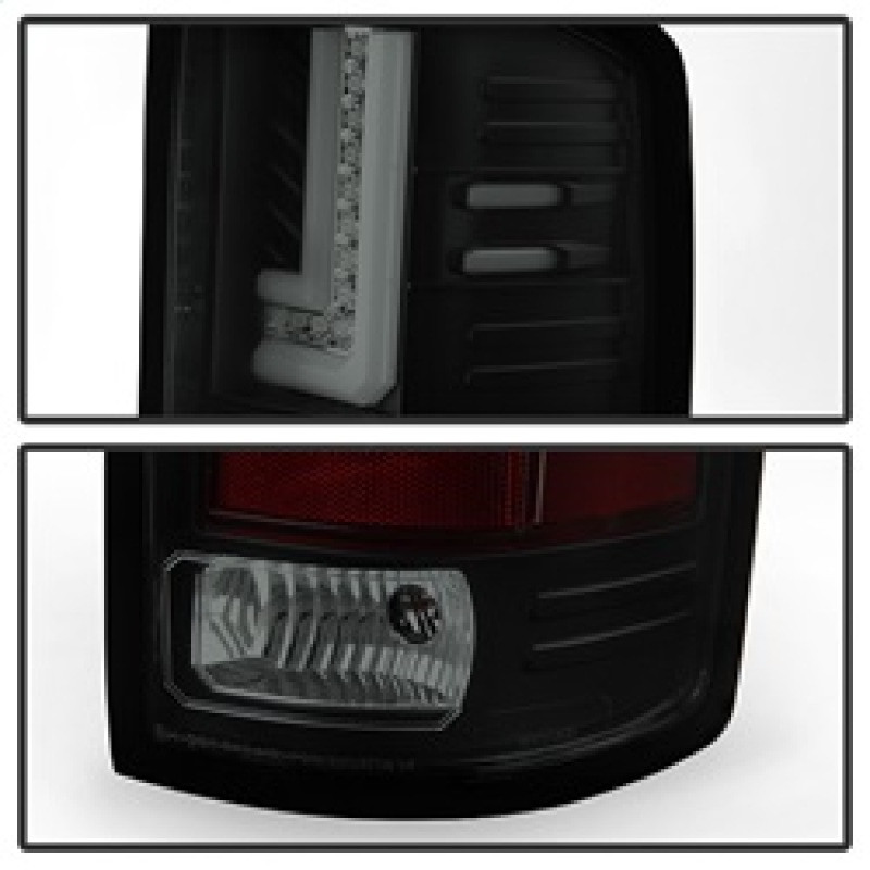 Spyder LED Tail Lights Black Smoke for 14-16 GMC Sierra