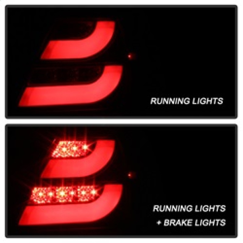 Spyder Light Bar LED Tail Light Black for 04-08 Pontiac Grand Prix