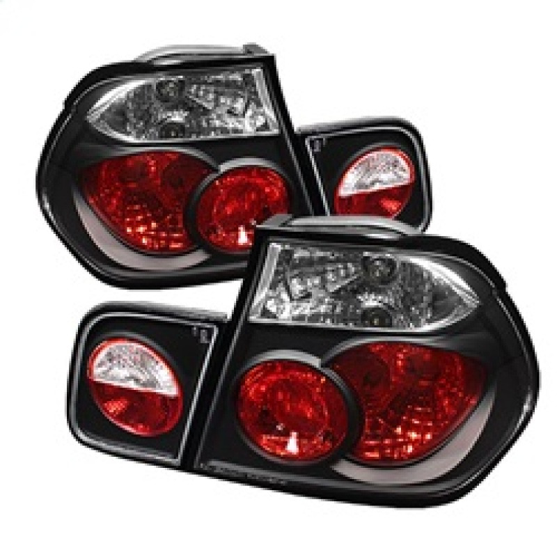 Spyder Euro Style Tail Lights- Black for 99-01 BMW E46 3-Series 4Dr