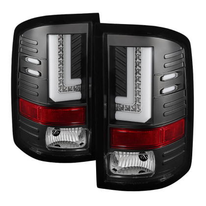 Spyder LED Tail Lights Black for 14-16 GMC Sierra