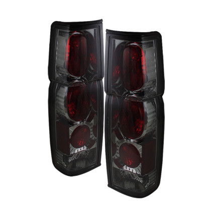 Spyder Euro Style Tail Lights Smoke for 86-97 Nissan Hardbody
