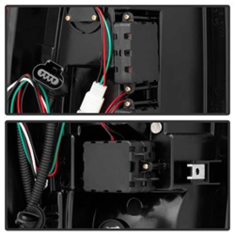 Spyder LED Tail Lights Red Clear for 07-13 Chevy Avalanche