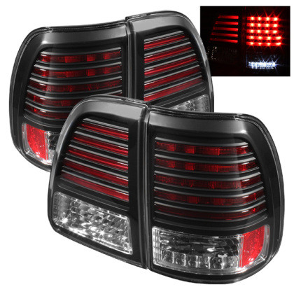 Spyder LED Tail Lights Black for 98-05 Toyota Land Cruiser