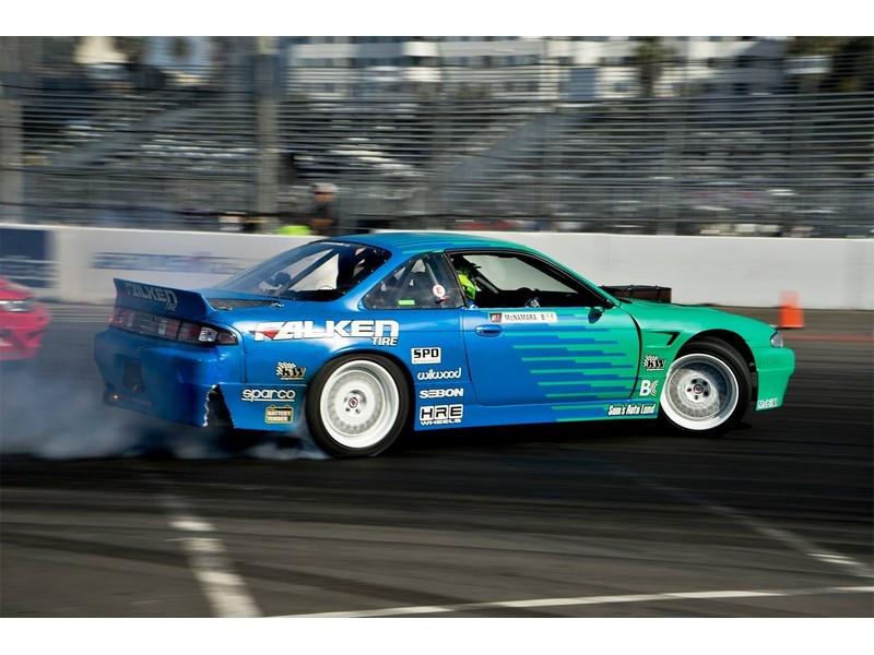 Spyder LED Tail Lights Black for 95-98 Nissan 240SX