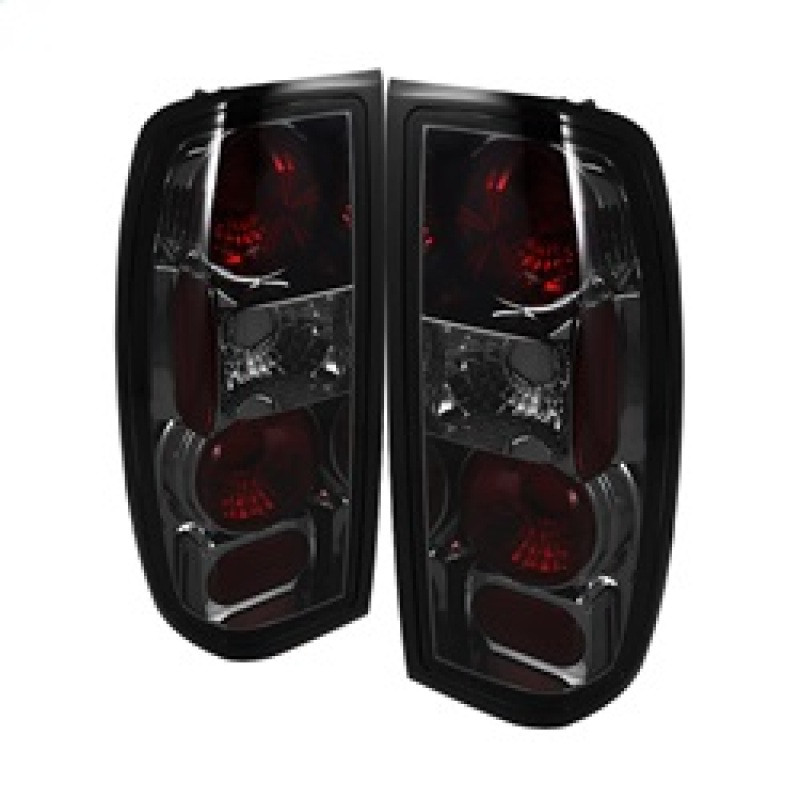 Spyder Euro Style Tail Lights Smoke for 98-00 Nissan Frontier