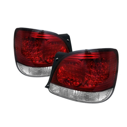 Spyder LED Tail Lights Red Clear for 98-05 Lexus GS 300/400