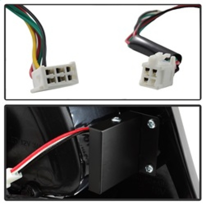 Spyder LED Tail Lights Red Clear for 98-05 Lexus GS 300/400