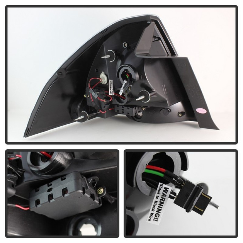 Spyder LED Tail Lights Black for 2006-2013 Chevy Impala