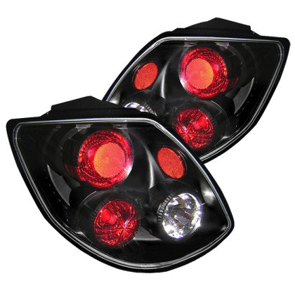 Spyder Euro Style Tail Lights Black for 03-05 Toyota Matrix