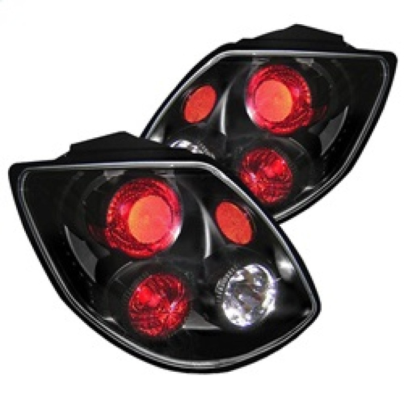 Spyder Euro Style Tail Lights Black for 03-05 Toyota Matrix