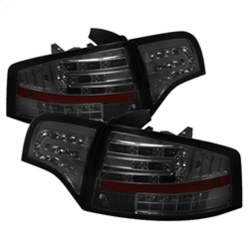 Spyder LED Tail Lights Smoke for 06-08 Audi A4 4Dr
