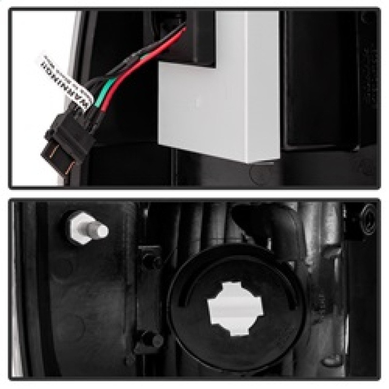 Spyder LED Tail Lights Black for 08-15 Ford F-250 Super Duty