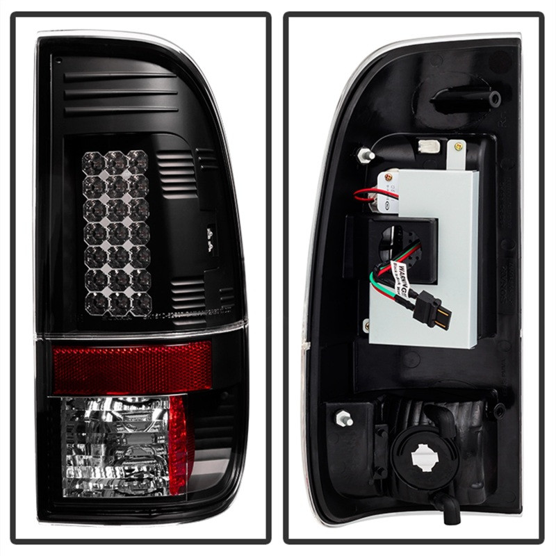 Spyder LED Tail Lights Black for 08-15 Ford F-250 Super Duty
