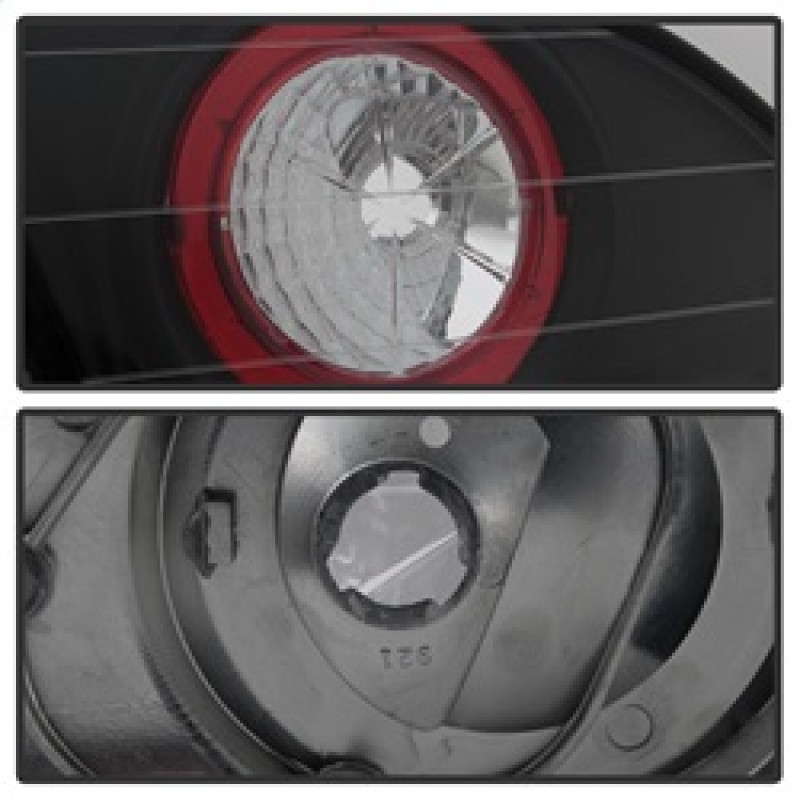 Spyder Euro Style Tail Lights Black for 98-02 Toyota Corolla