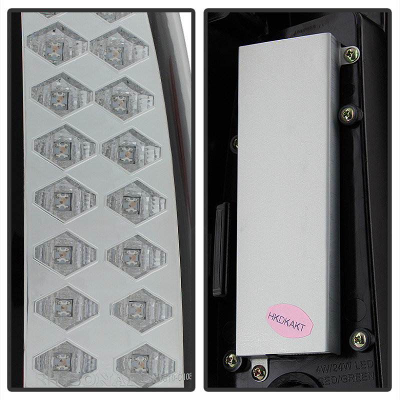 Spyder LED Tail Lights Chrome for 88-98Chevy C/K Series 1500 / 92-94 Blazer