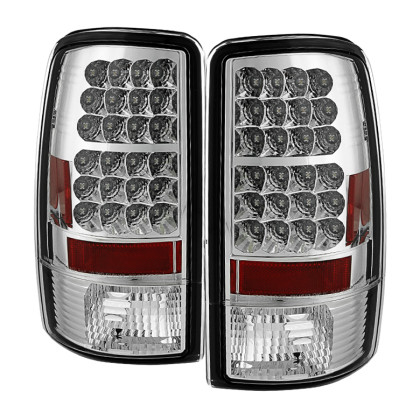 Spyder LED Tail Lights Chrome for 00-06Suburban / Tahoe 1500/2500 / GMC Yukon
