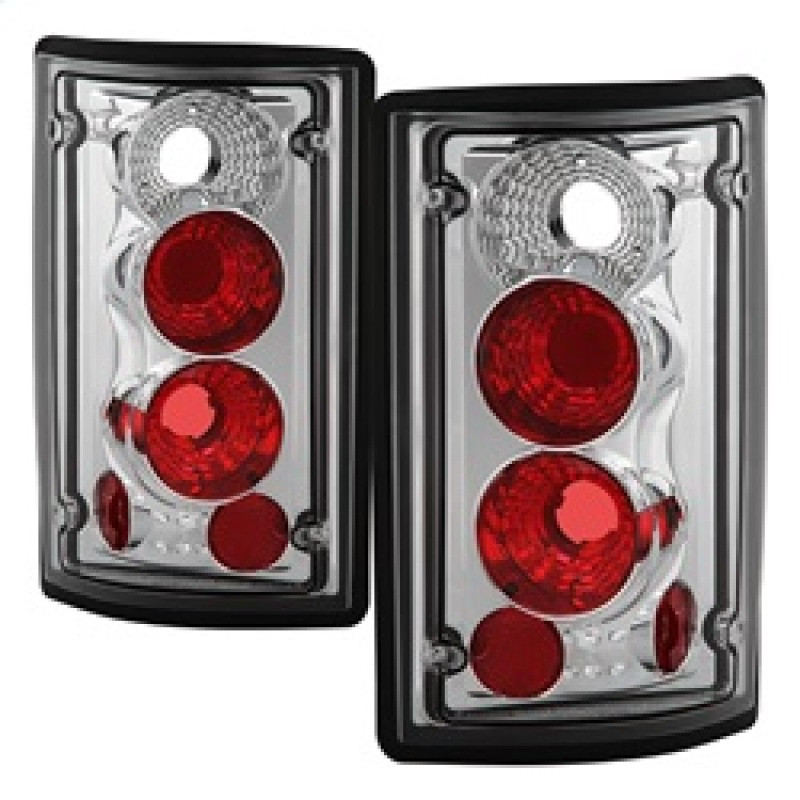 Spyder Euro Tail Lights Chrome for 00-06Ford Excursion / 95-06 Econoline