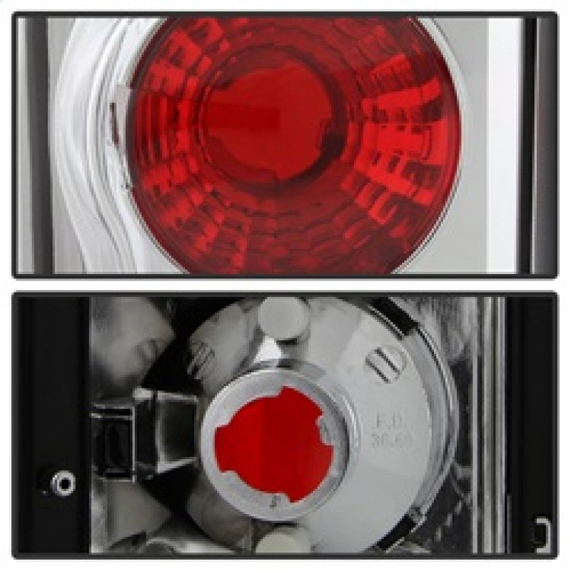 Spyder Euro Tail Lights Chrome for 00-06Ford Excursion / 95-06 Econoline