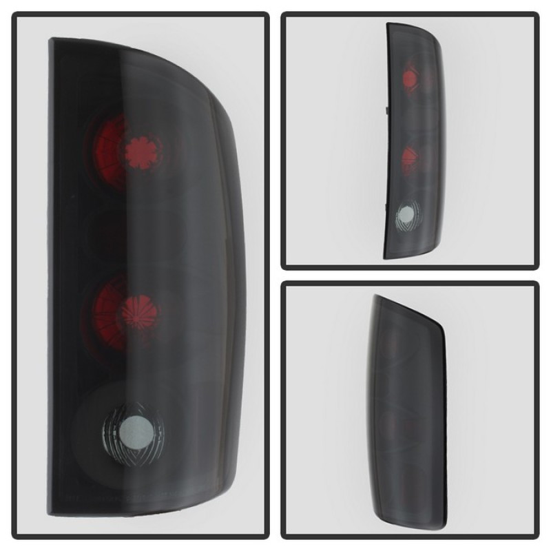 Spyder Euro Style Tail Lights Black Smoke for 02-06 Ram 1500 / 03-06 2500/3500