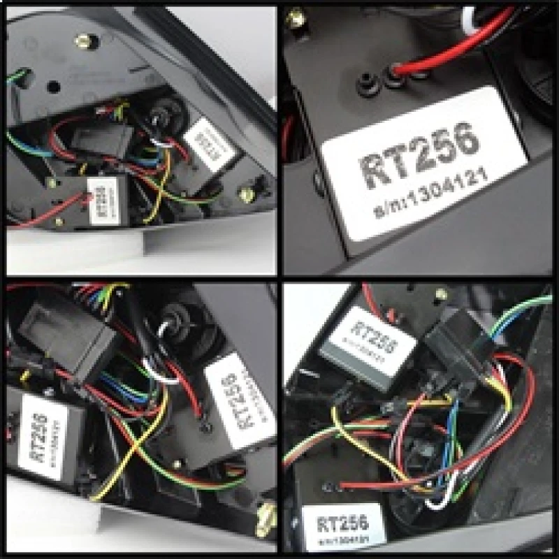 Spyder LED Tail Lights - Black for 11-14 Mercedes Benz W204 C-Class