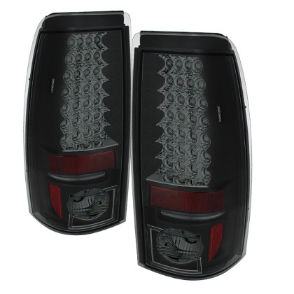 Spyder LED Tail Lights Black Smoke for 99-02 Chevy Silverado 1500 (Not Fit Stepside)