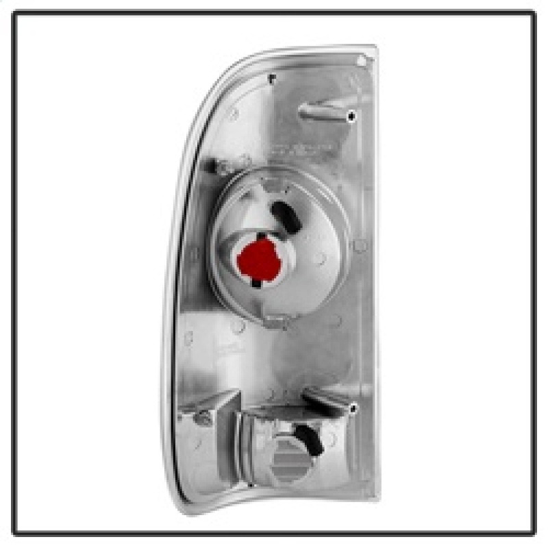 Spyder Euro Tail Lights Chrome for 97-03 Ford F150 / 99-07 F250 Super Duty