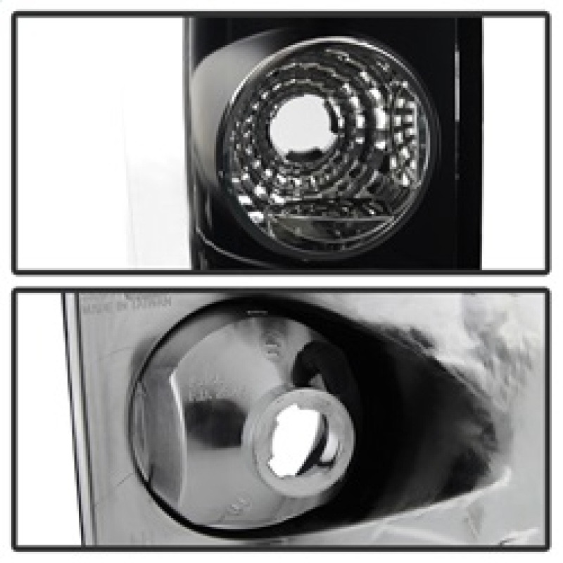 Spyder Euro Tail Lights Black for 04-08 Ford F150 (Not Fit Heritage & SVT)