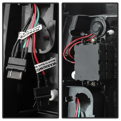 Spyder Version 2 LED Tail Lights - Black for 99-02 Chevy Silverado 1500/2500