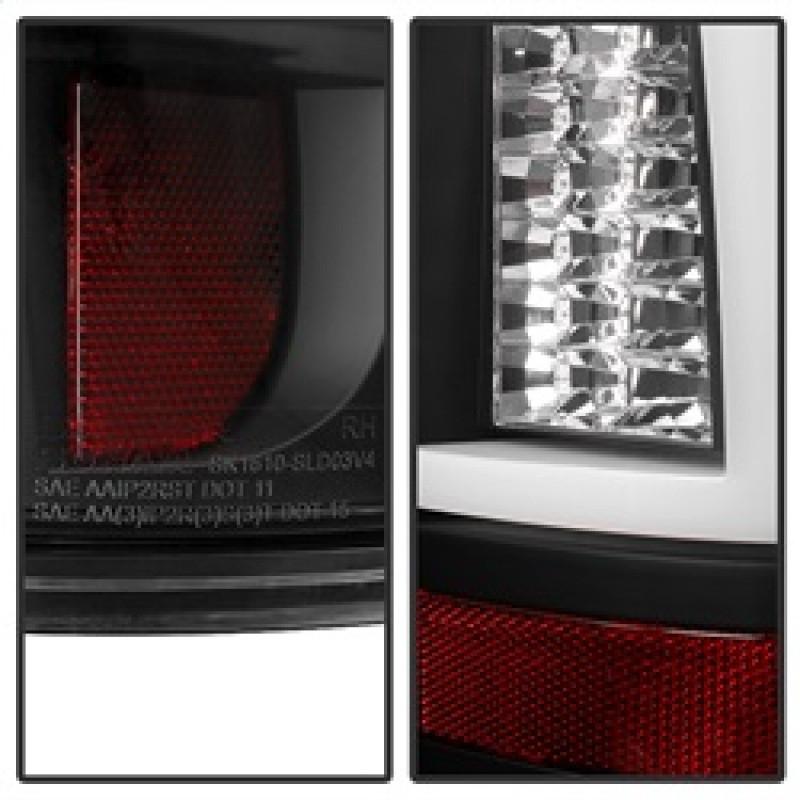 Spyder Version 2 LED Tail Lights - Black for 99-02 Chevy Silverado 1500/2500