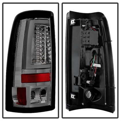 Spyder Version 2 LED Tail Lights - Smoke for Chevy Silverado 1500/2500 99-02